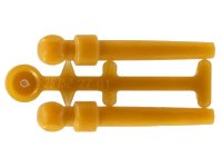 Minifigure, Utensil Wand, 2 on Sprue in perlmutt gold, LEGO Teilenummer 36752