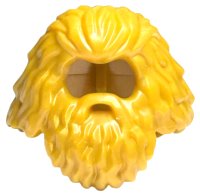LEGO part Minifigure, Hair Shaggy and Long with Beard 37784
