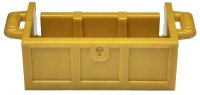 LEGO part Container, Treasure Chest Bottom with Slots in Back 4738a