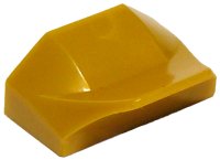 LEGO part Slope, Curved 1 x 2 x 2/3 Wing End 47458