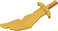 LEGO part Minifigure, Weapon Sword, Scimitar with Nicks 60752