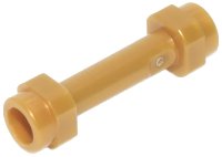 Minifigure, Weapon Hilt Smooth Extended in perlmutt gold, LEGO Teilenummer 66909