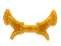 LEGO part Minifigure, Weapon Hook with Double Blades, Handle Barbs 86125e