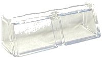 LEGO part Glass for Windscreen 2 x 6 x 2 Train 13756