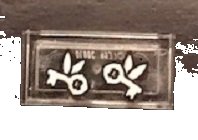LEGO part Tile 1 x 2 with 2 Flying Keys Pattern (Sticker) - Set 71043 3069pb0733