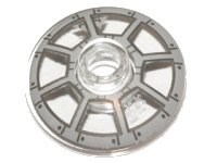 LEGO part Dish 2 x 2 Inverted (Radar) with Radial Cockpit Window Pattern 4740pb005