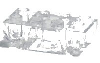 LEGO part Slope, Curved 4 x 2 Inverted Double 5174