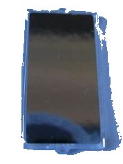 LEGO part Glass for Window 1 x 2 x 3 with Mirror Pattern (Sticker) - Set 10220 60602pb01