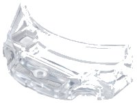 LEGO part Windscreen 2 x 4 x 1 Curved 81911