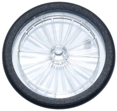 LEGO onderdeel Wheel Bicycle with Molded Black Hard Rubber Tire Pattern (92851pb01)