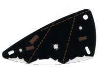 LEGO part Plastic Triangle 6 x 12 Wing with Patched Cloth Pattern x66px1