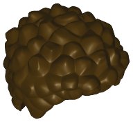 LEGO part Minifigure, Cheveux Enroulés et Courts 36060