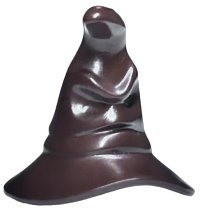 LEGO part Minifigure, Headgear Hat, Wizard / Witch with Face (HP Sorting Hat) 38974