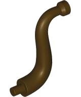 LEGO part Elephant Tail / Trunk with Bar End - Short Curved Tip 43892