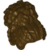 LEGO part Minifigure, Hair Female Coiled with Large High Bun 53126