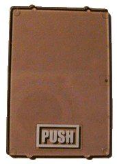 LEGO part Glass for Window 1 x 4 x 5 with 'PUSH' Pattern (Sticker) - Set 4513 2494pb16