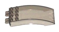 LEGO part Windscreen 8 x 4 x 2 Curved with Locking Dual 2 Fingers 46413