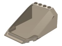 LEGO part Windscreen 8 x 6 x 3 Wedge 551
