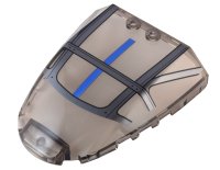 LEGO part Windscreen 6 x 7 x 1 1/3 with Silver Framework and Blue Stripe Pattern 80222pb02