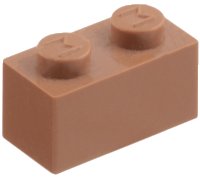 LEGO part Modulex, Brick 1 x 2 (M on studs) Mx1121M