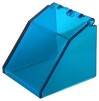 LEGO onderdeel Windscreen 4 x 4 x 3 Canopy 2620