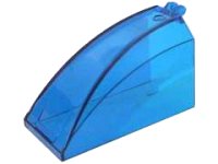 LEGO onderdeel Windscreen 8 x 4 x 4 Curved with 2 Fingers 30649