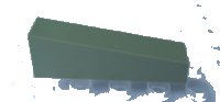 LEGO onderdeel Modulex Slope 1 x 4 (9 degrees, 1:6 slope) Mx1561B