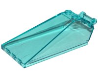 LEGO part Windscreen 8 x 4 x 2 with 2 Studs and Bar Handle 21849