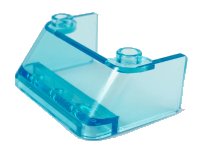 LEGO part Windscreen 3 x 4 x 1 1/3 with 2 Studs on Top 2437