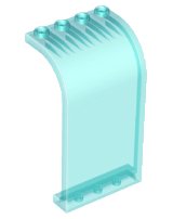 LEGO part Panel 3 x 4 x 6 Curved Top 2571