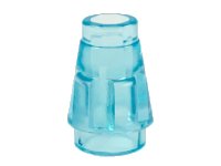 LEGO part Cone 1 x 1 with Top Groove 4589b