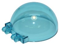 LEGO part Windscreen 6 x 6 x 3 Canopy Half Sphere with Dual 2 Fingers 50747