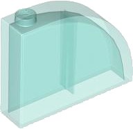 LEGO onderdeel Slope, Curved 4 x 1 x 2 2/3 with Stud 65734