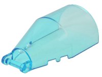 LEGO part Windscreen 6 x 4 x 2 Round with Bar Handle 92279