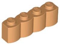 LEGO part Brick Special 1 x 4 Palisade [aka Log] 30137