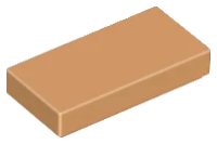 Fliese 1 x 2 in mittelnougat, LEGO Teilenummer 3069