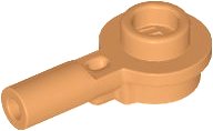 LEGO part Plate Round 1 x 1 with Hollow Stud and Horizontal Bar 1L 32828