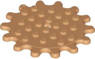 LEGO part Plaque, Ronde 6 x 6 Engrenage 14 Dents 35446