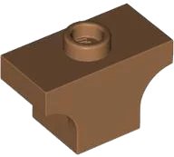 Arch 1 x 2 Jumper en nougat medio, número de pieza LEGO 38583