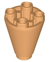 LEGO part Cone 2 x 2 x 2 Inverted 49309