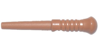 LEGO onderdeel Minifigure, Utensil Wand, 4-Rib Handle with Rounded End (5416a)