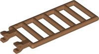 Bar 7 x 3 with 2 Clips (Ladder) in mittelnougat, LEGO Teilenummer 6020