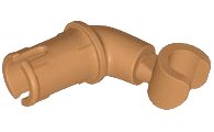 LEGO part Arm with Technic Pin with Medium Nougat Hand 67906c05