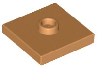 LEGO part Plate Special 2 x 2 with Groove and Center Stud (Jumper) 87580