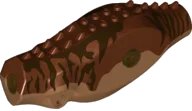 LEGO part Dinosaur Body Indominus rex / Carnotaurus / Allosaurus with Reddish Brown Top with Dark Brown Stripes Pattern IRexBodyc04pb02