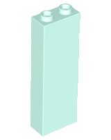 LEGO onderdeel Steen 1 x 2 x 5 - Geblokkeerd Open Studs of Hol Studs 2454