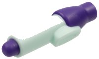LEGO part Minifigur, Zubehör Stift mit geformter dunkelvioletter Spitze und Kappe Muster 35809pb01