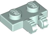 LEGO onderdeel Hinge Plate 1 x 2 Locking with 2 Fingers on Side and 9 Teeth 60471