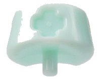 LEGO onderdeel Friends Accessories Medical Nurse Hat with Small Pin 98393h