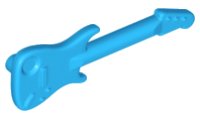 LEGO onderdeel Minifiguur, Gereedschap Muziekinstrument, Elektrische Gitaar 11640